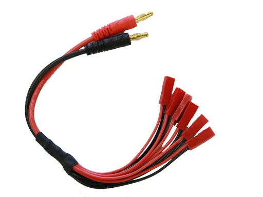 [90090204 558841] EP Ladekabel 4 mm Bananenstecker zu JST-Buchse