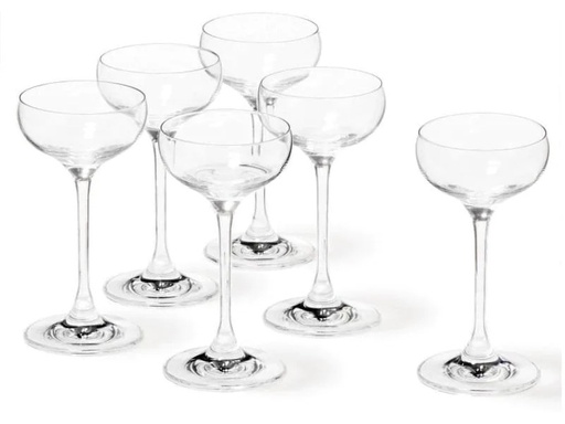 [90090313 429831] Leonardo Likörglas Cheers 90 ml, 6 Stück, Transparent 