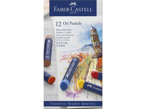 [90090325 253069] Faber-Castell Pastellkreide C. Studio 12 Stück