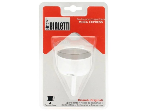 [90090361 883881] Bialetti Dosiertrichter zu Bialetti Moka Express, 4 Tassen