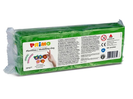 [90090605 1170287] Primo Knetmasse 550 g, Hellgrün