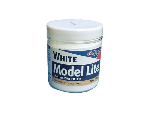 [90090748 778954] Deluxe Materials Spachtelmasse Model Lite 240 ml, Weiss