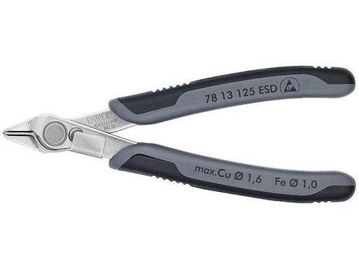 [90091021 916895] Knipex Elektronik-Seitenschneider Super Knips 125 mm ESD