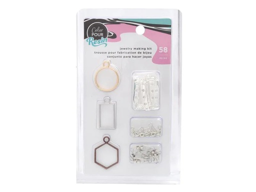 [90091202 1019152] American Crafts Giessform Schmuckzubehör 58 Stück
