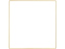 Rico Design Metallquadrat 30 cm Gold 1 Stück