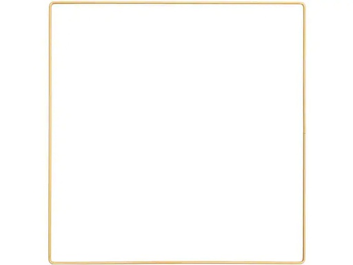 [90091381 1192948] Rico Design Metallquadrat 30 cm Gold 1 Stück