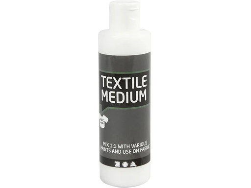 [90091449 1140350] Creativ Company Textilfarbe Medium 100 ml, Weiss