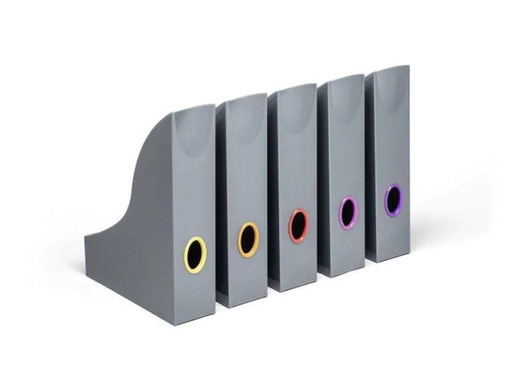 [90091562 888870] DURABLE Stehsammler VARICOLOR MAGAZINE RACK SET, 5 Stück