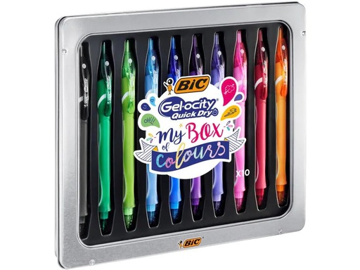 [90091892 1067220] BIC Gelschreiber Gel-ocity Quick Dry 10 Stück