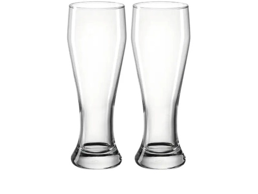 [90091952 1063696] Montana Bierglas Basic 400 ml, 2 Stück, Transparent
