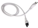 FURBER.power Netzkabel C5-T12 1.0 m Weiss
