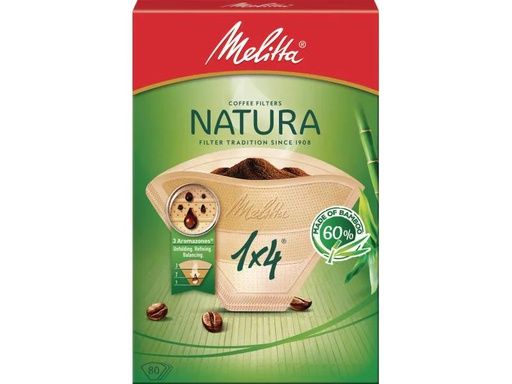 [90092097 471717] Melitta Filtertüte Natura 1x4 80 Stück