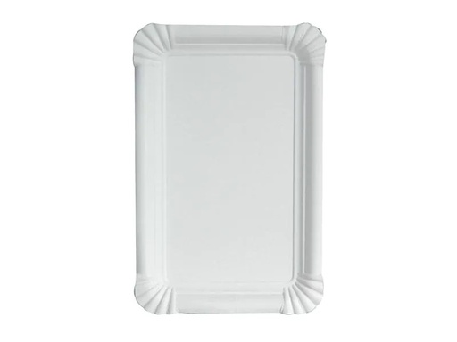[90092363 450784] Papstar Einwegteller Pure mittel 20 cm x 13 cm, 250 Stück, Weiss
