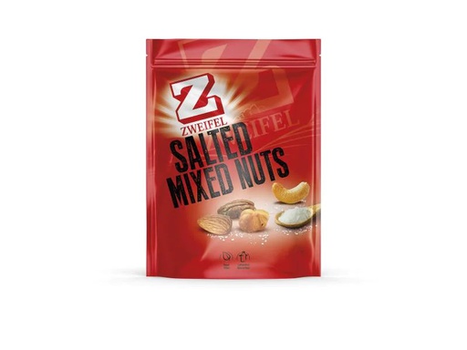 [90092369 1081016] Zweifel Beutel Mixed Nuts Salted 115 g