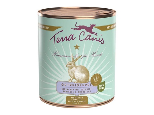 [90092497 545311] Terra Canis Nassfutter Menü getreidefrei mit Kaninchen, 800 g
