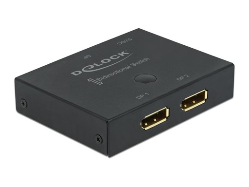 [90092811 1077551] Delock Switchbox 2 Port Displayport 8K/30Hz Bidirektional