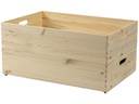 Holz Zollhaus Aufbewahrungskiste Kiefer 40 x 14 x 60 cm, Braun