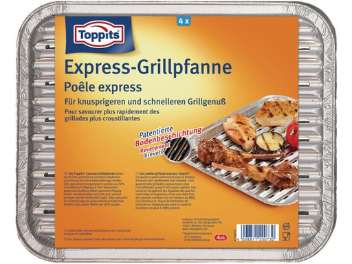 [90093010 305949] Toppits Grillschale Express