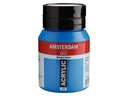 Amsterdam Acrylfarbe Standard 572 Primärzyan halbtransparent, 500 ml