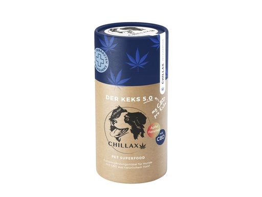 [90093296 1064155] CHILLAX Hunde-Nahrungsergänzung CBD-Keks Apfel-Fechel - 5 mg