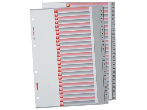 [90093308 830703] Kolma Register A4 LongLife 1-52