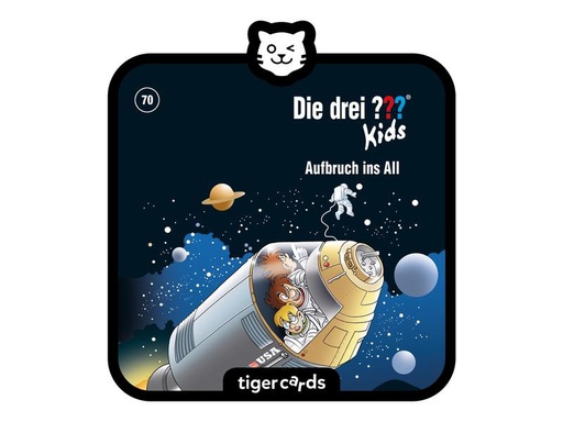 [90093318 1184292] Tigermedia tigercard Die drei ??? Kids Folge 70: Aufbruch ins All