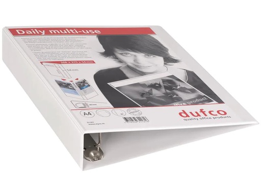 [90093502 1099775] dufco Ringbuch 6 cm , Weiss