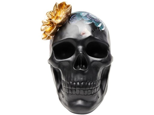 [90093594 1012780] Kare Deko Flower Skull 22 cm