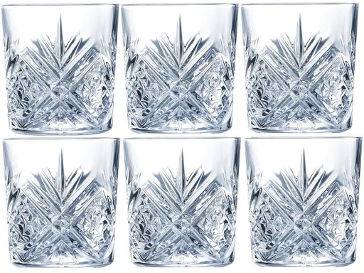 [90093597 988992] Arcoroc Trinkglas Broadway 300 ml, 6 Stück, Transparent