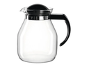 Montana Teekanne CONTENT 1.25 l, Schwarz/Transparent