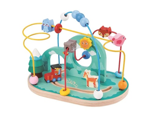 [90093782 1134602] Spielba Holzspielwaren Motorikschleife Wald