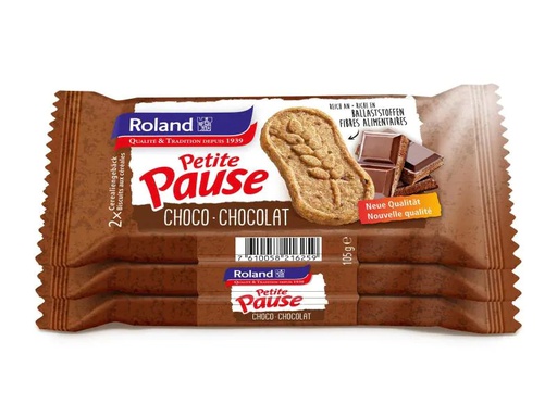 [90009358 910408] Roland Snacks Snack Petite Pause Chocolat 3 x 35 g