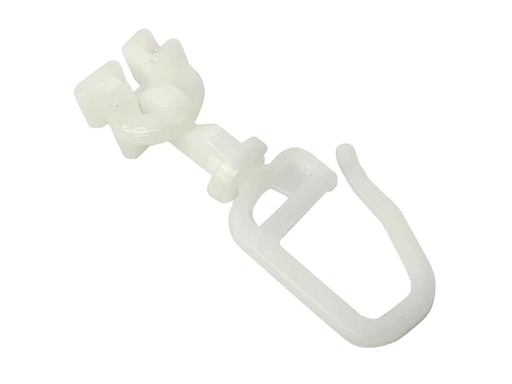 [90093977 1156006] Gardinia Ösengleiter mit Haken 20 Stück, Weiss