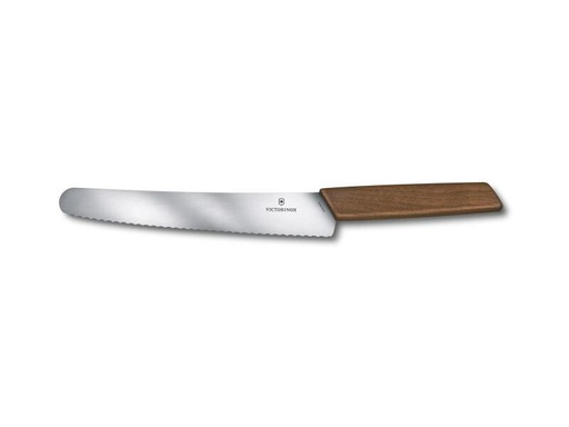 [90094155 741204] Victorinox Brotmesser Swiss Modern Braun
