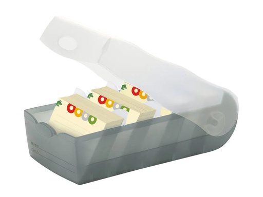 [90094398 1142731] HAN Karteibox Croco A8, Grau
