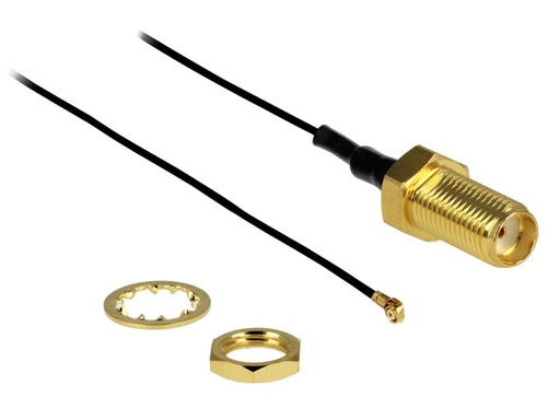 [90094500 1052486] Delock Antennenkabel SMA – MHF-4, 20 cm zum Einbau