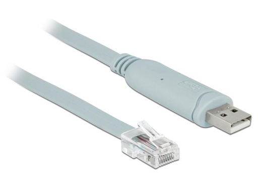 [90094580 841709] Delock Konsolenkabel USB - RJ45 RS-232, Cisco kompatibel, 5m