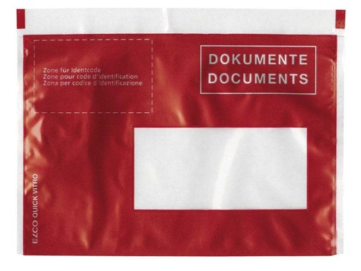 [90094716 205674] ELCO Dokumententasche Quick Vitro C6 Fenster rechts, 250 Stück