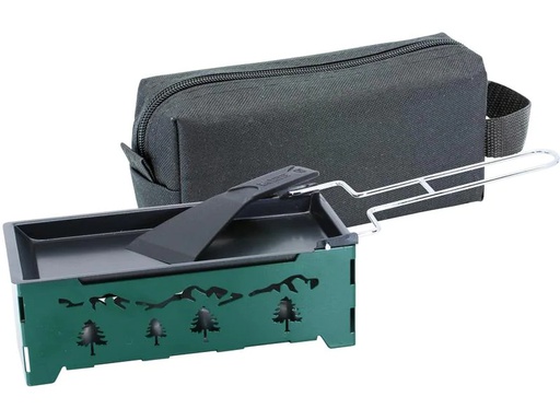[90094848 1113263] Kadastar Teelicht-Raclette 2go Panorama Grün/Schwarz