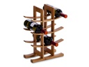Zeller Present Weinregal für 12 Flaschen, Braun