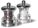 Cole&Mason Salz- und Pfeffermühle PO3 2 Stück, 6.5 cm, Transparent