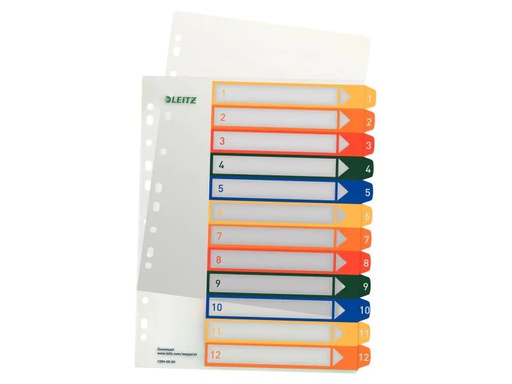 [90095056 627500] Leitz Register A4 1-12