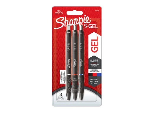 [90095159 1116355] Sharpie Gelschreiber 0.7 mm, 3 Stück