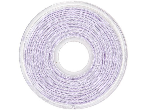[90095429 1193042] Rico Design Kordelband Makramee 1 mm x 10 m, Flieder