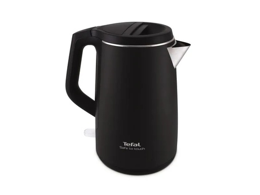 [90095528 515059] Tefal Wasserkocher Safe to touch 1.5 l, Schwarz/Silber