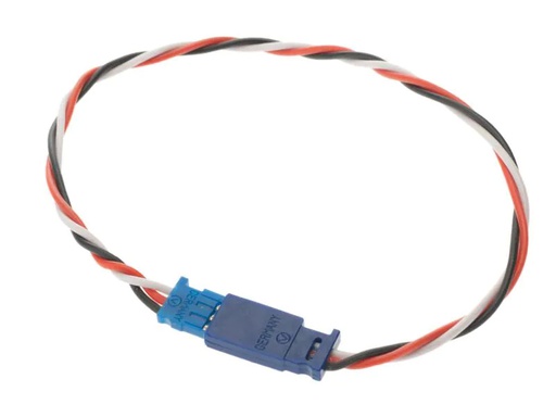 [90095549 534962] Muldental Servokabel verdrillt Futaba 50 cm Stecker zu Buchse