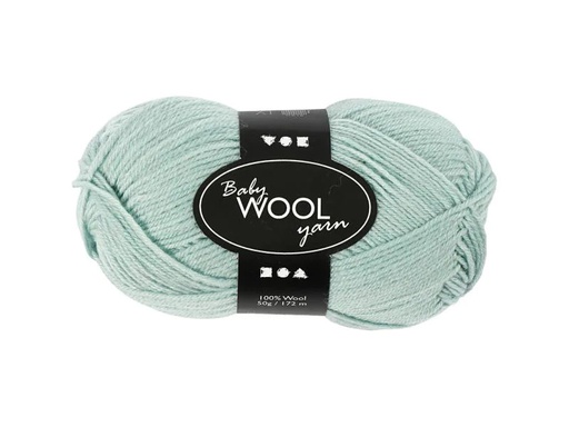 [90095600 1084444] Creativ Company Wolle Babygarn Merino 50 g 14/4 Mint