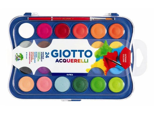 [90095743 1137761] Giotto Wasserfarbe 24 Stück, Mehrfarbig