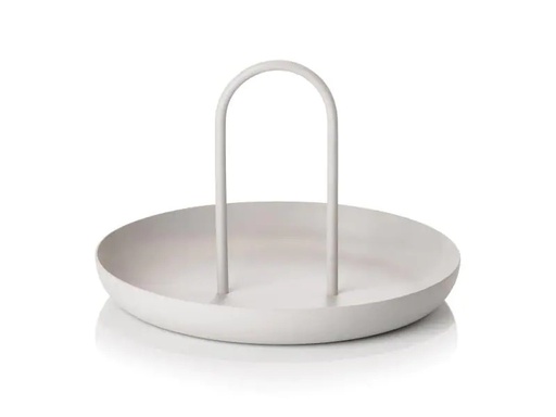 [90095756 885182] Zone Denmark Serviertablett Singles 20 cm, Hellgrau