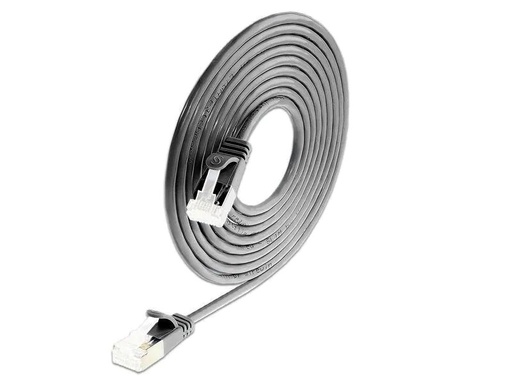 [90095759 823058] SLIM Slimpatchkabel RJ-45 - RJ-45, Cat 6A, U/FTP, 0.1 m, Schwarz